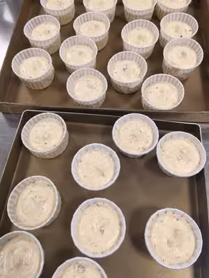 小香肉鬆鹹味小蛋糕