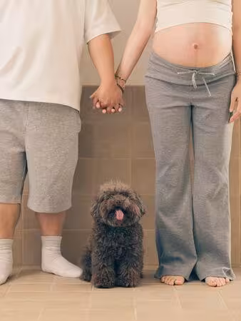 納豆辣妻臨盆倒數！依依「中空露大肚」超有愛一幕全被拍：最重要寶貝