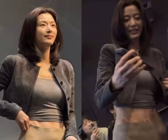 11字腹肌超清晰！全智賢片場啃芹菜　影迷見本人跪了：近看太驚人