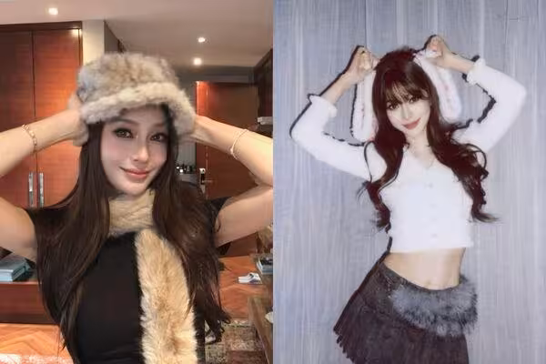 Angelababy低調現身愛子學校義賣會 「小露蠻腰親民合照」美翻