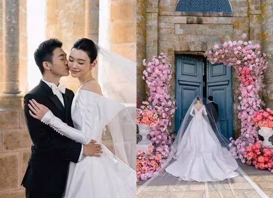奚夢瑤何猷君世紀婚禮「找小賈御用攝影師」！　重金鋪出3000束花海