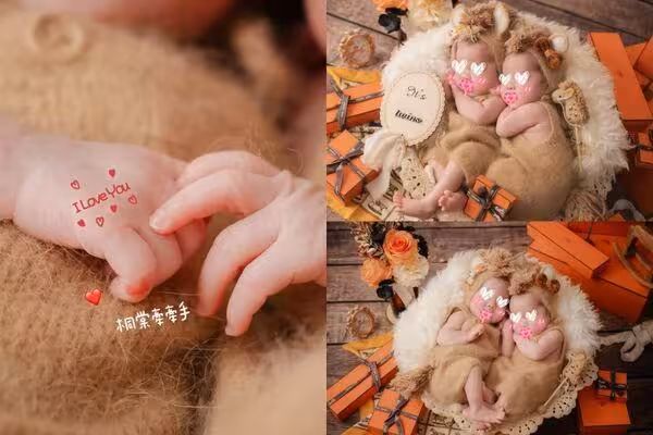 謝京穎曬雙胞胎女兒滿月照! 看破名牌揭人母心境:眼神騙不了人