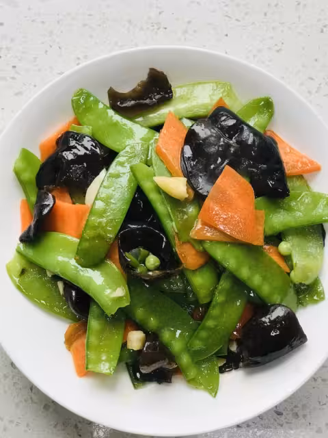 小炒荷蘭豆木耳