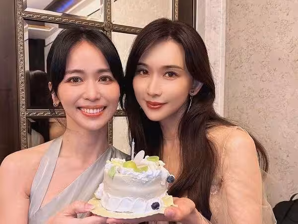 林志玲親捧蛋糕為她慶生！　陳明珠後台驚呆：我只是個渺小主持人