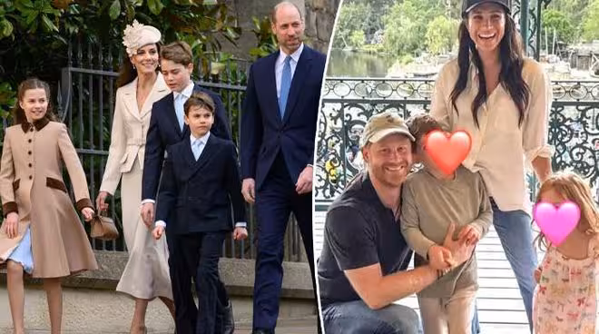 哈裡帶老婆孩子殺回英國,威廉卻帶著凱特和三個娃「連夜跑了」?