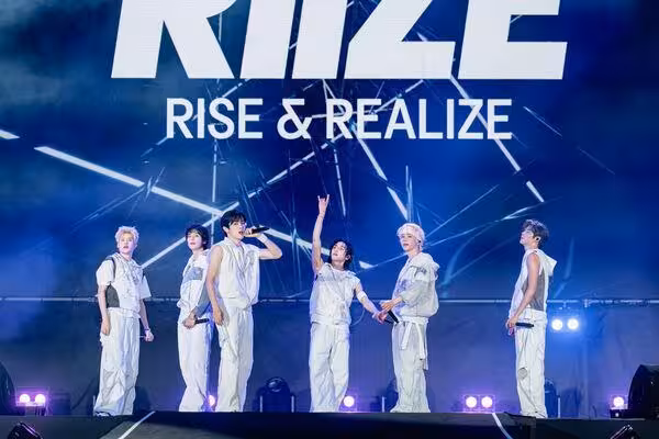 直擊/RIIZE啤酒節壓軸開唱!Anton破音羞道歉 喊話:下次登高雄世運