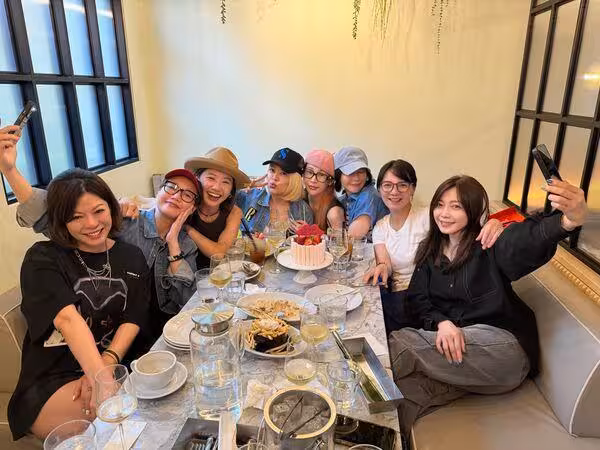 溫嵐挺過敗血休克首露面! 現身天后聚會慶生吐願望:健康平安