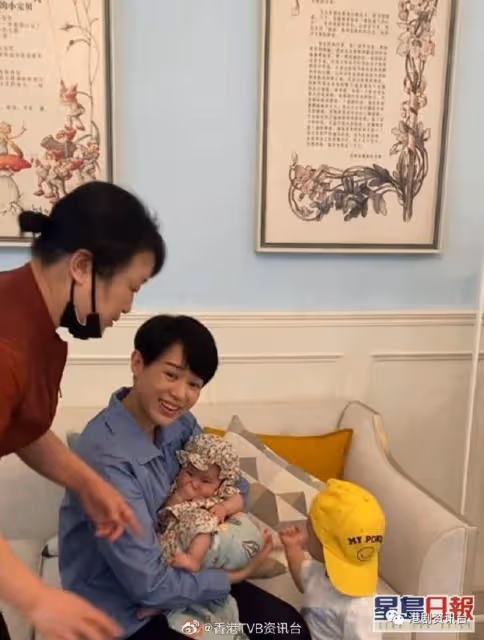 鄺潔楹慶祝30歲生日！胡杏兒抱BB女惹細仔呷醋