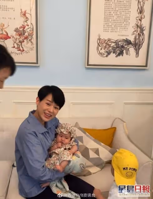 鄺潔楹慶祝30歲生日！胡杏兒抱BB女惹細仔呷醋