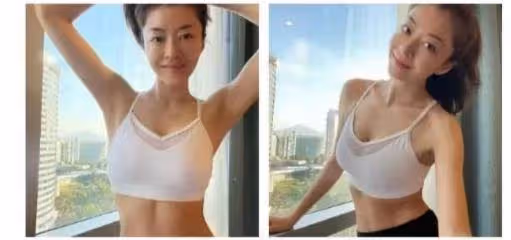 42歲熊黛林罕曬近照,三七分「好身材」玲瓏有致,穿高開叉裙險些走光「大長腿白到發光」網贊:根本24歲!