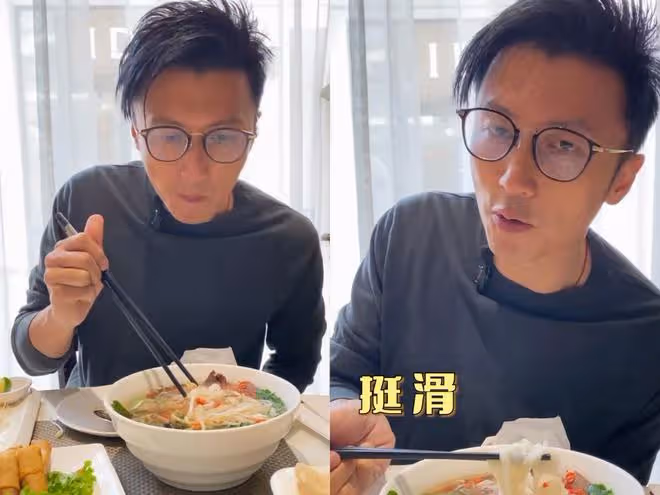 謝霆鋒出門吃越南菜，戴百萬手錶啃雞翅，網友：干點正事吧！