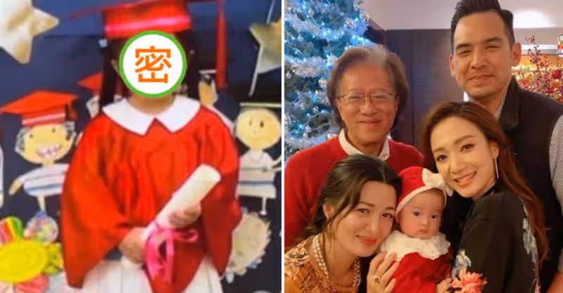 陳少霞罕曬3歲女兒近照！眉眼朦朧越大越像65歲父親，讀名牌幼稚園每年10萬學費