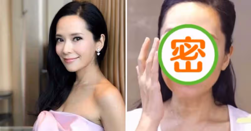 48歲郭羨妮「素顏」大變樣，女神「眼窩凹陷」現原形，老了20歲像奶奶，網友稱贊：敢真面目示人，有勇氣