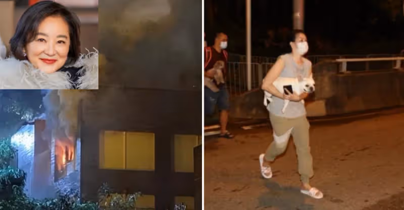 林青霞豪宅大火已撲滅：18個傭人抱寵物出逃，屋內有3部電梯
