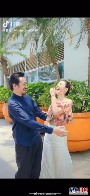 陳豪與陳茵媺十指緊扣游TVB！網民羨慕：彼此眼裡有對方
