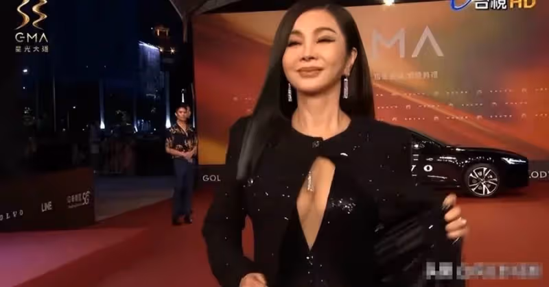 羅志祥干媽陳美鳳紅毯出圈,穿65萬禮裙,66歲依舊是鮮肉收割機