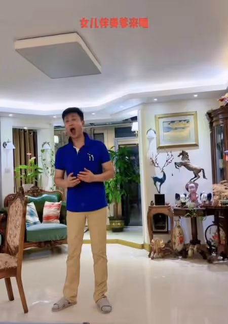 耿為華女兒罕露面!長發飄飄身材纖細,歐式風格豪宅驚喜曝光