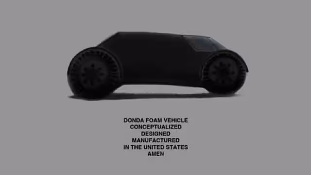 饒舌歌手Kanye West也有汽車夢,推出Donda Foam Car概念車