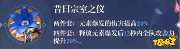 原神九條裟羅聖遺物推薦詳解