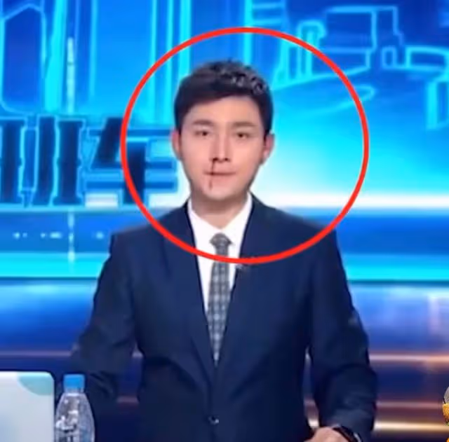 蘇州一男主持直播時流鼻血!血到嘴巴處仍堅持工作,敬業態度獲贊
