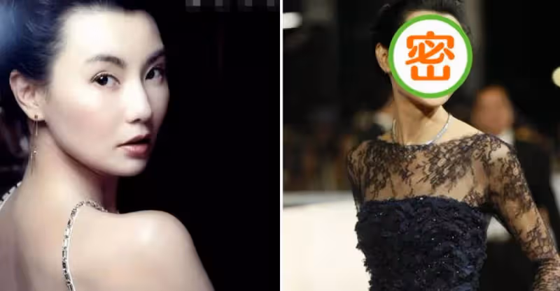 被張曼玉「瘦」到了！抹胸裙「外罩薄紗」肩頭沒啥肉，身材不輸小姑娘：不愧是女性的「參考模板」