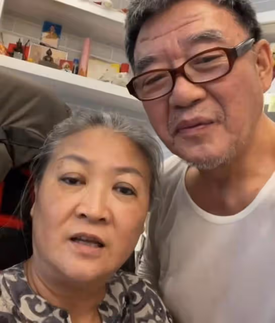 李立群老婆罕露面，長老年斑顯憔悴，李立群霸氣護妻稱她就長這樣