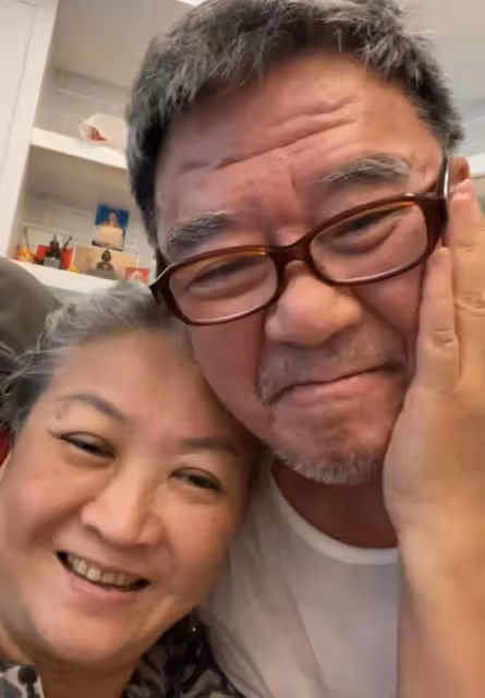 李立群老婆罕露面，長老年斑顯憔悴，李立群霸氣護妻稱她就長這樣