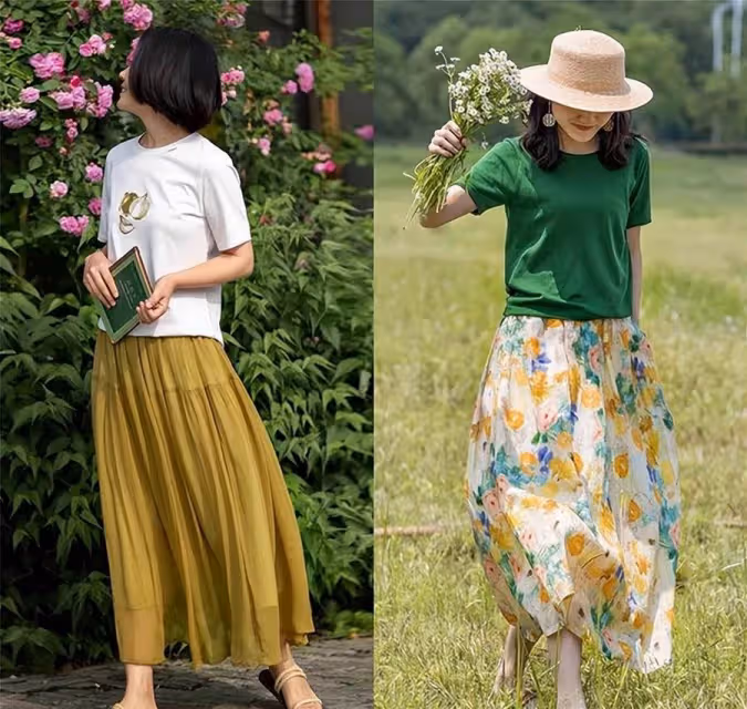 到了40多歲的「家庭主婦」,身材微胖的穿這3種裙,洋氣顯瘦又減齡
