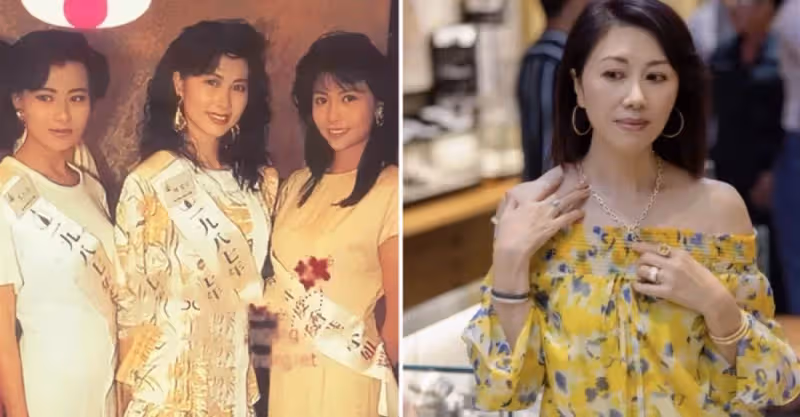 壓邱淑貞勝李美鳳奪港姐冠軍，55歲楊寶玲，2次被夫背叛，帶娃三婚嫁初戀，網贊：讓人羨慕