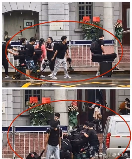 天津德雲社成立一周年慶演，演員已抵達天津，官錄攝像正在進場