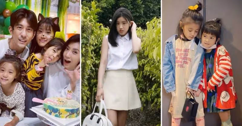 賈靜雯的仨女兒：老大遺傳父親下巴，老二弱視，老三濃眉大眼