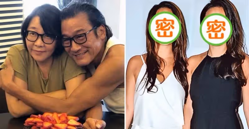 梁家輝一家4口罕同框!雙胞胎女兒一個貌美如花,一個卻像媽媽,網友:顔值差太大