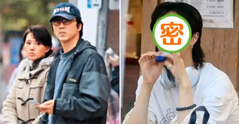 伊能靜兒子現身台北買女裝！與美女同進更衣室「蘭花指」太搶眼，街邊吞雲吐霧熟練像他爸~