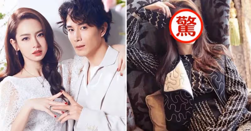 37歲戚薇二胎孕期照曝光！和女兒穿母女裝好親昵，一身寬松連衣裙四肢纖細，Lucky身高太搶鏡