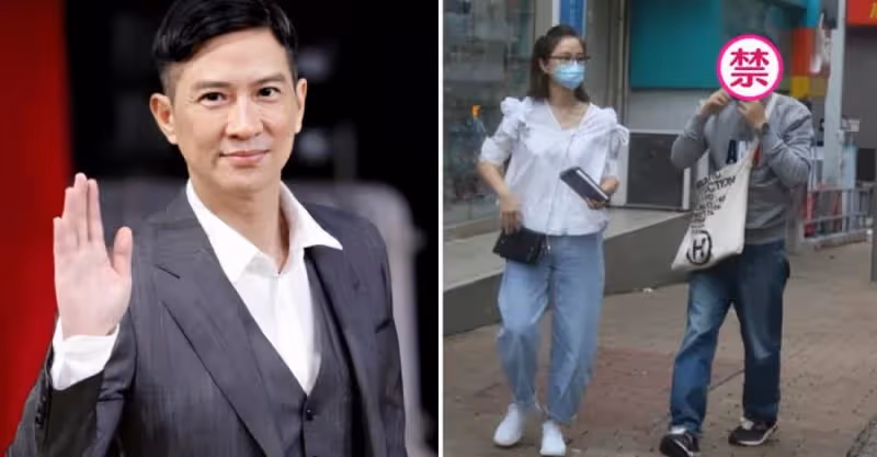 57歲張家輝離奇暴瘦，臉部凹陷「面色蠟黃」憔悴不堪，關詠荷貼心牽他過馬路，身形單薄如紙片人