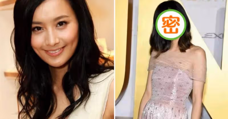 陳法拉真不適合好萊塢造型，粉紗裙襯得膚色灰撲撲，剪齊劉海更襯得她很老氣