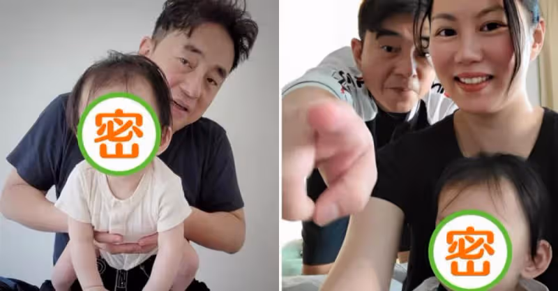 呂方老來得女變曬娃狂魔！小女兒呆萌可愛，遺傳媽媽的高顏值，一家三口同框很溫馨