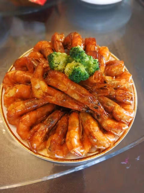 油爆蝦  小美