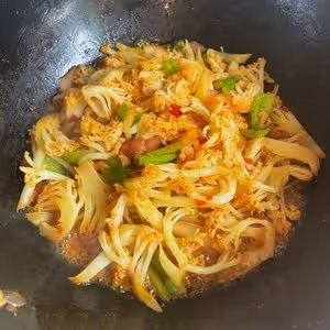 簡單下飯的家常花菜，不加肉也好吃😋