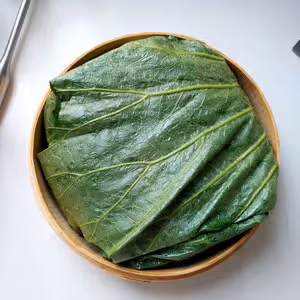 新鮮荷葉保存法