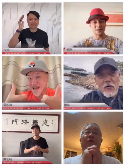黃一飛在內地豪慶80大壽,十幾位香港戲骨現身祝賀,林威滿頭花白