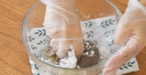 照燒口蘑釀蝦滑