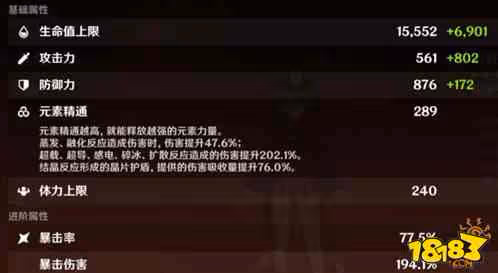 原神胡桃面板多少算畢業 原神胡桃面板畢業詳解