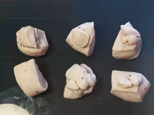 玫瑰牛乳貝果