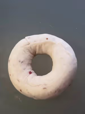 玫瑰牛乳貝果