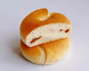 玫瑰牛乳貝果