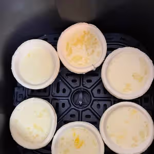 空氣炸鍋版蛋撻（無需淡奶油煉乳，超簡單，零失敗）
