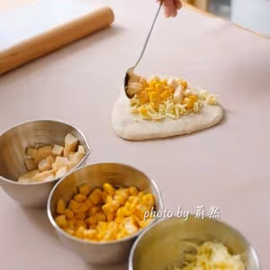 玉米火腿全麥軟歐｜低油低糖