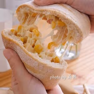 玉米火腿全麥軟歐｜低油低糖