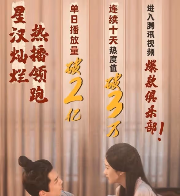 吳磊、趙露思《星漢燦爛》開分7.4!一度超過趙麗穎《幸福到萬家》